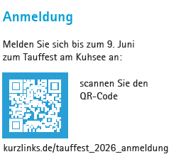 Tauffest Anmeldung