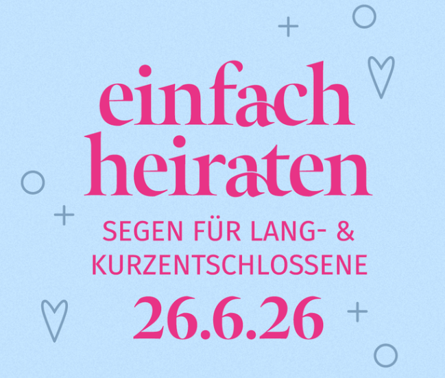 Einfach heiraten am 26.06.2026